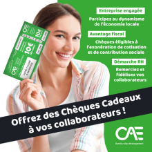 Présentation Chèques cadeaux CAE